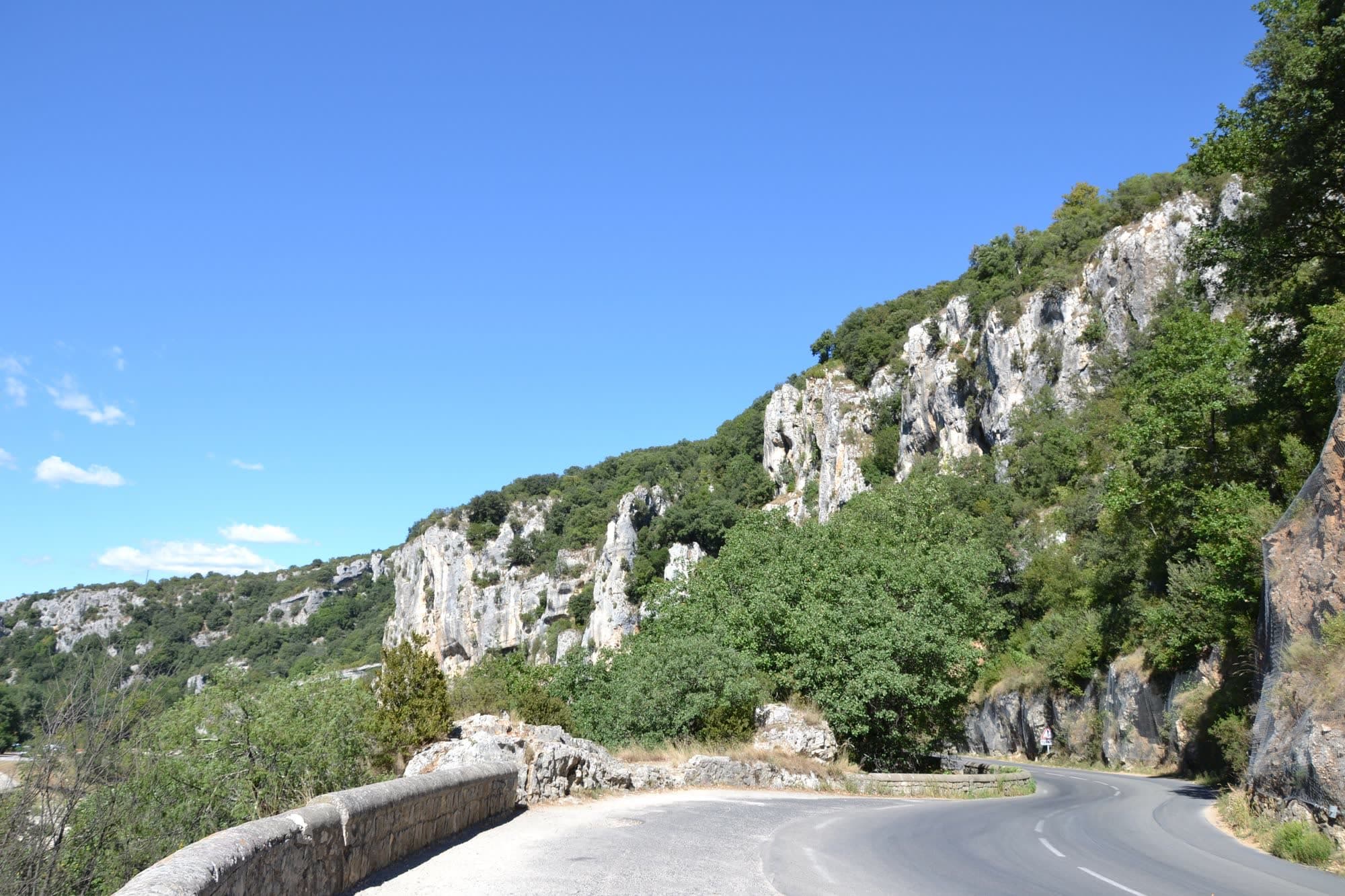 Route panoramique des gorges de l'Ardèche